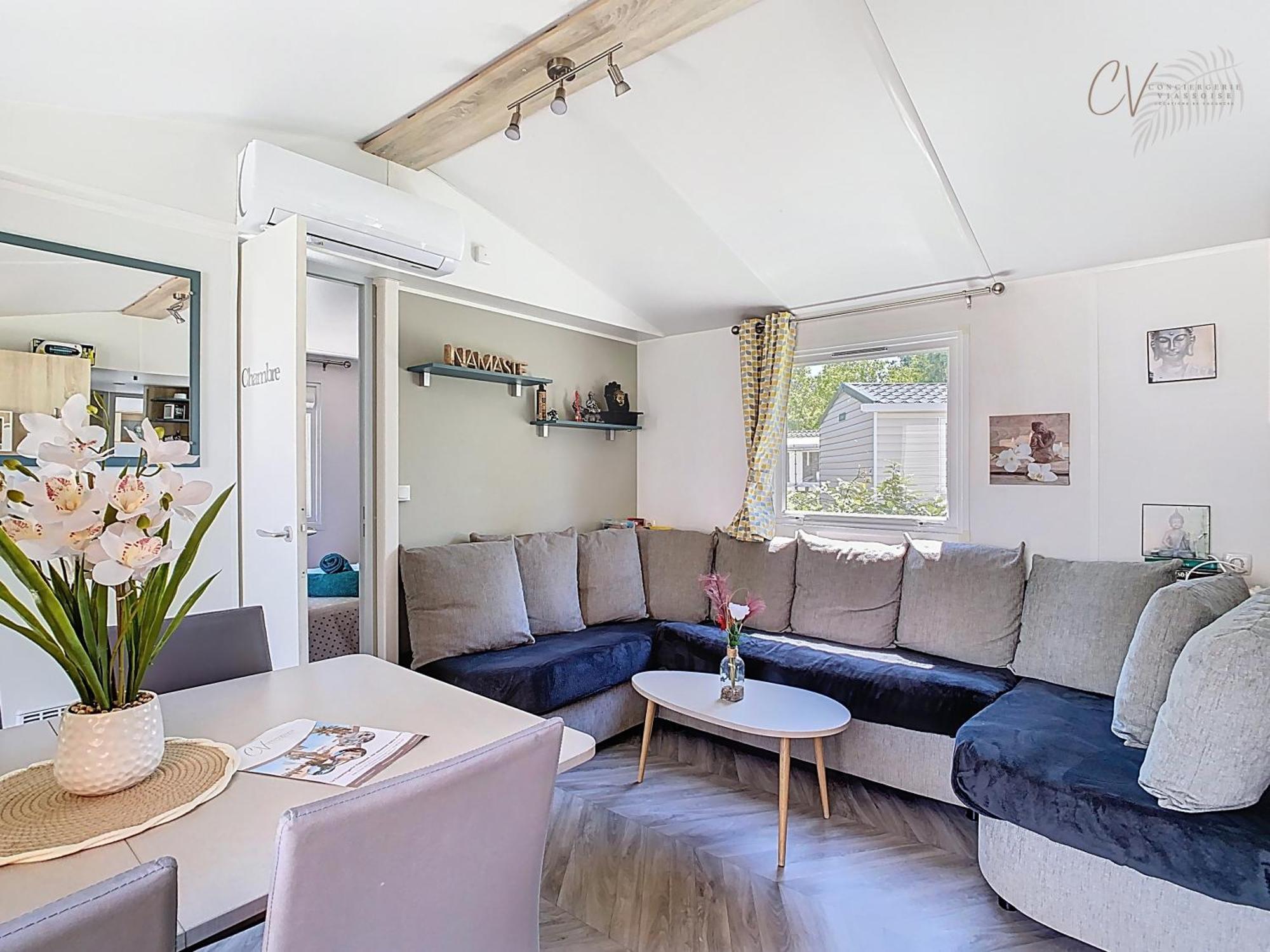 Mobil-Home Ja 68 A Vias - La Carabasse - Camping Siblu Avec Piscine Εξωτερικό φωτογραφία