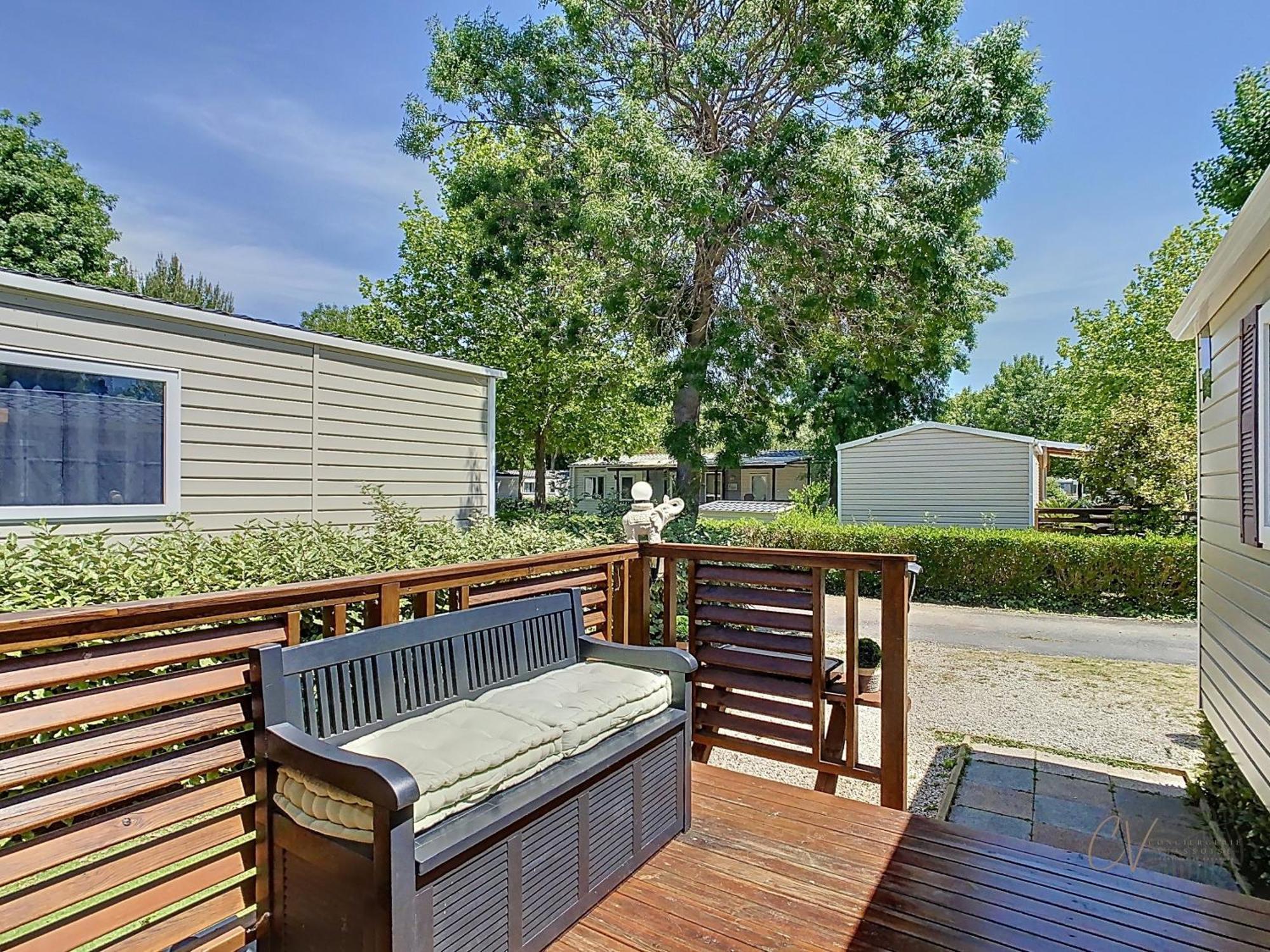 Mobil-Home Ja 68 A Vias - La Carabasse - Camping Siblu Avec Piscine Εξωτερικό φωτογραφία